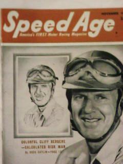 NOV 1951 ISSUE SPEED AGE CLIFF BERGERE COVER