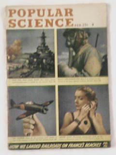 FEB1945 POPULAR SCIENCE GREAT WAR COVER