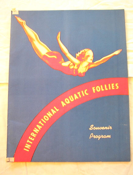 1938 International Aquatic Follies program