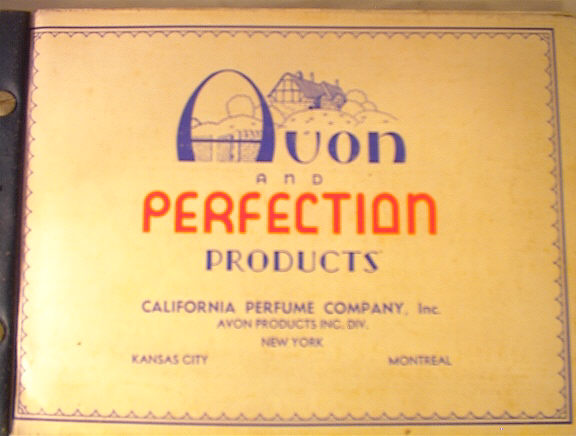 Avon and Perfection Products catalog,1934