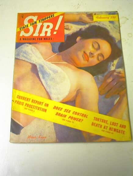 Sir!/Feb.1952/Torture,Lust and Death! (click to enlarge)