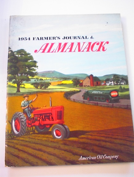 1954 Farmer's AJournal & Almanack,1954 (click to enlarge)