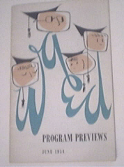 WQED Program Previews,6/1954,The Schmertz Story