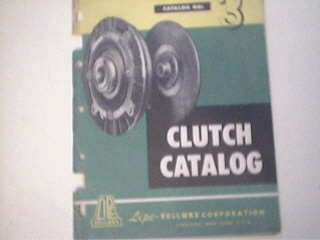 1951 Rollway Clutch Catalog No:3