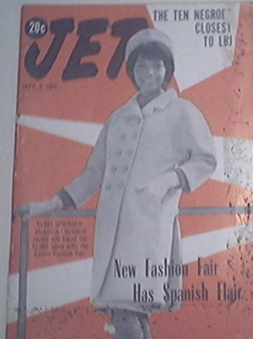JET 9/3/1964 New Fashion Fair Has Spanish Flair (click to enlarge)