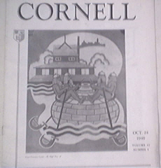 Cornell Alumni News 10/24/1940 Moakley Gives Cups