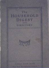 The Household Digest and Directory- Ladies' Bible Class