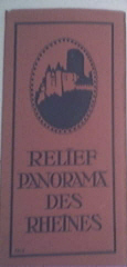 RELIEF PANORAMA DES RHEINES No.6 RARE