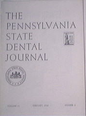Pennsylvania Dental Journal 2/1944 Sketch-Mausteller