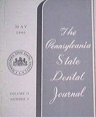 Penssylvania Dental Journal 5/1946 Pulpless Teeth