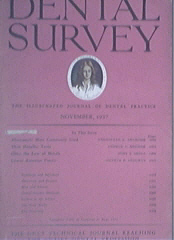 Dental Survey 11/1937 Operative Dentistry,Oral Surgery
