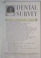 Dental Survey 12/1946 Partial Pulpectomy