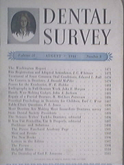 Dental Survey 8/1946 The Camera in Dentistry