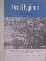 Oral Hygiene 8/1953 A Look At Anesthetic Risks,