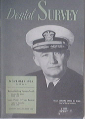 Dental Survey 11/1953 Rear Admiral Daniel W. Ryan