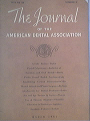 The Journal of the A.D.A. 3/1941Use of Thiamin Chloride