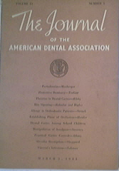 The Journal of the A.D.A. 3/44 Periodontia, Bite Openin