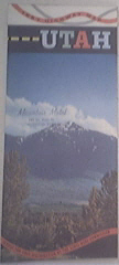 1957 Highway Map of UTAH from Mountair Hotel