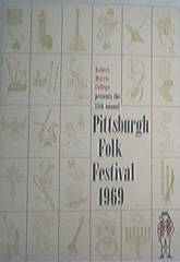 Robert Morris College 1969 Pittsburgh Folk Festial Pgrm