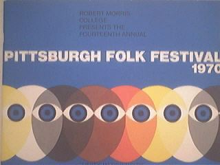 Robert Morris College 1970 Pittsburgh Folk Festial Pgrm