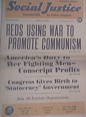 Social Justice, Father Coughlin, 1/12/1942 Social Justice, Father Coughlin, 1/12/1942