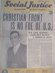 Social Justice, Father Coughlin, 1/20/1940 Social Justice, Father Coughlin, 1/20/1940