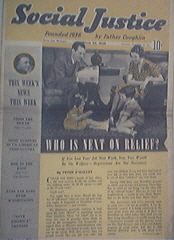 Social Justice, Father Coughlin,3/20/1939 Social Justice, Father Coughlin,3/20/1939