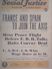 Social Justice, Father Coughlin, 5/26/1941 Social Justice, Father Coughlin, 5/26/1941