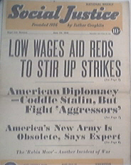 Social Justice, Father Coughlin, 6/23/1941 Social Justice, Father Coughlin, 6/23/1941