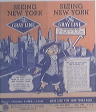 1949 The Gray Line Seeing New York Travel Guide