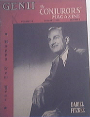 GENII Magazine 1/1950 DARIEL FITZKEE Cover