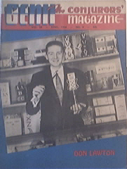 GENII Magazine 4/1956 DON LAWTON cover