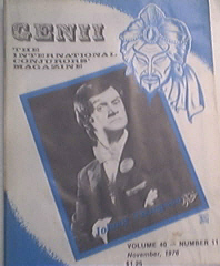 GENII Magazine 11/1976 Johnny Thompson