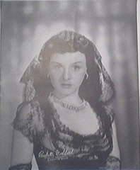 Vintage b/w print of the Beautiful PAULETTE GODDARD