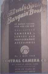 Centrals Spring Batgain Book No.2 5/1948 Central Camera Centrals Spring Batgain Book No.2 5/1948 Central Camera