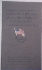 Laws Of Life and Rules Of Conduct For All People Holy W