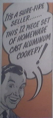 c1940 12-Piece Cast Aluminum Cookery Set Brochure