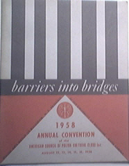 Barriers Into Bridges 1958 Annual Convention Polish Barriers Into Bridges 1958 Annual Convention Polish