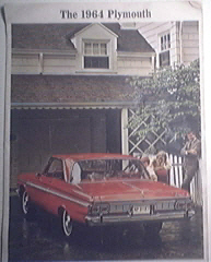 The 1964 Plymouth FURY, SAVOY Series Color Brochure