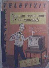 1951 TELEFIXIT Tv repair booklet