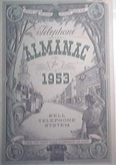 SW Bell Telephone Almanac 1953 VG