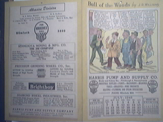 Harris Pump and Supply Co. 7/1946 Cartoon Calendar