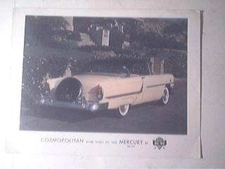 Cosmopolitan Spare Wheel Kit 1955 Mercury Dealer Photo