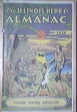 1938 The Illinois Herb Co. ALMANAC Herbs Bring Health