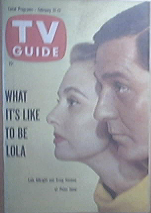 TV Guide Feb 11-17 1961 Lola Albright Craig Stevens cov