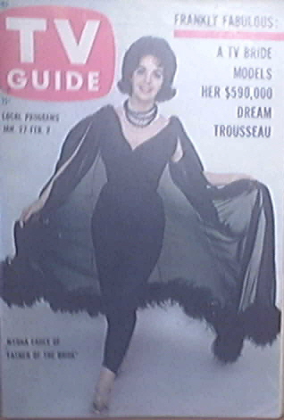 TV Guide Jan 27-Feb 2 1962, Myrna Fahey Bride cover