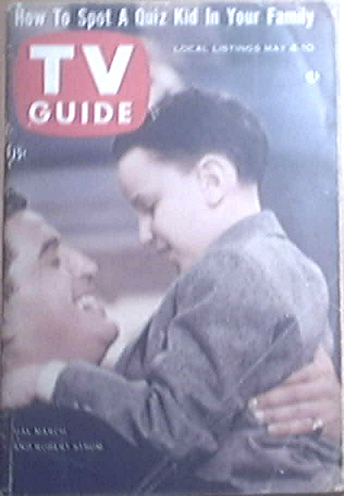 TV Guide May 4-10 1957 Hal March and Robert Strom