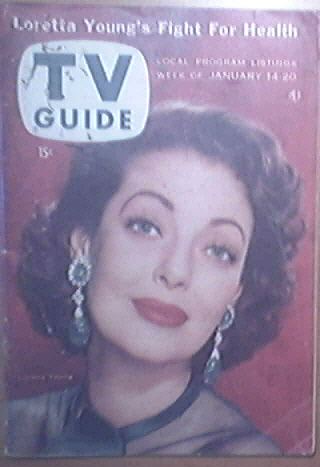 TV Guide Jan 14-20 1965 Loretta Young cover