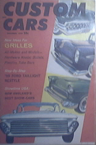 Custom Cars Mag Dec.1959 '59 FORD Taillight Restyle