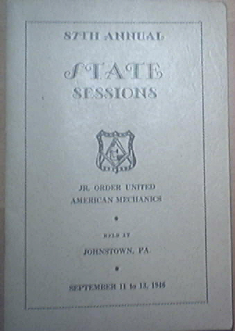6th Annual State Sessions JR. Order USA Mechanics 1946